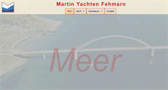 Desktop Screenshot of martin-fehmarn.de