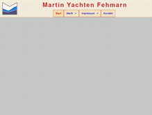 Tablet Screenshot of martin-fehmarn.de